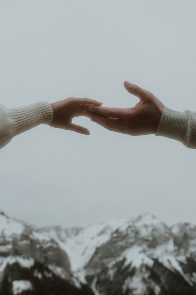 Une séance couple au Col de la Forclaz