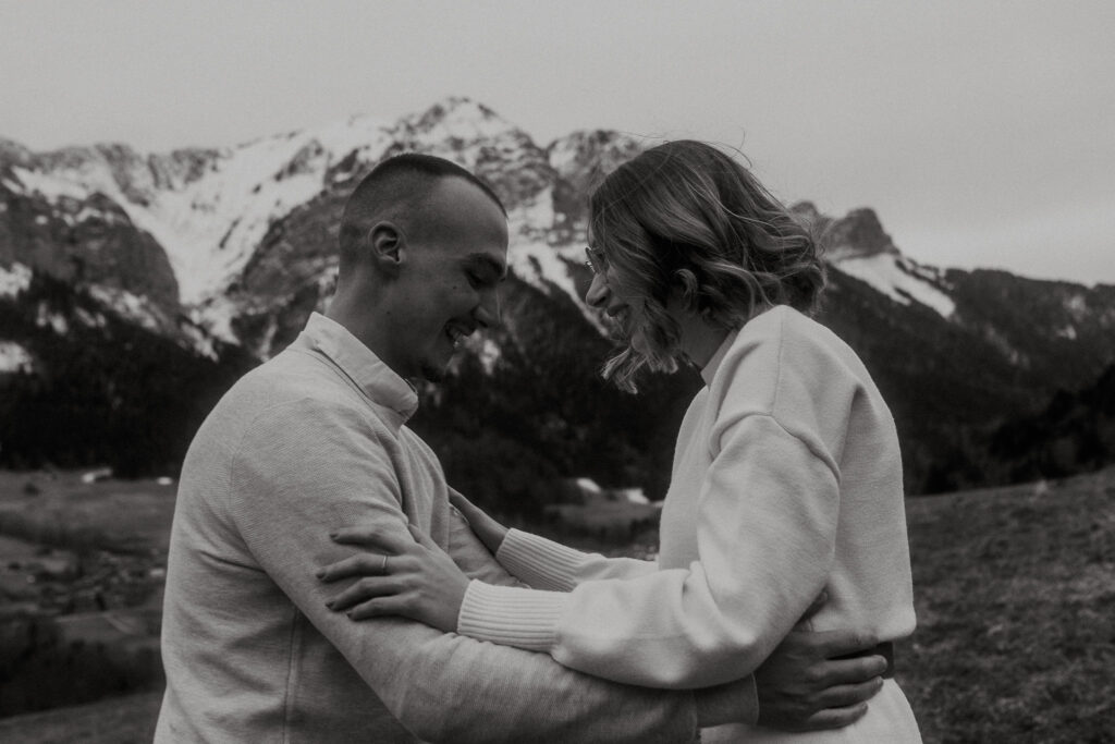 Une séance couple au Col de la Forclaz
