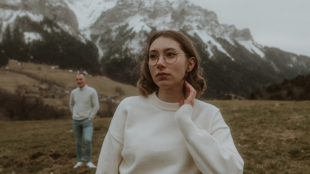 Une séance couple au Col de la Forclaz