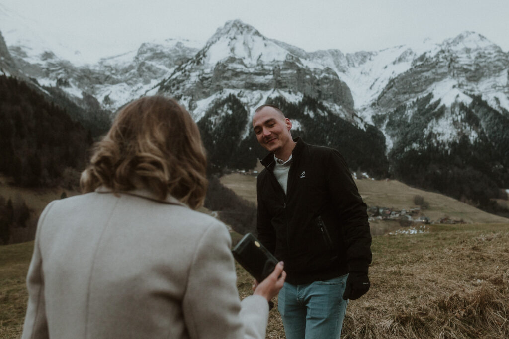 Une séance couple au Col de la Forclaz